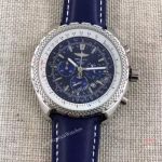 Breitling 1884 Bentley Motors T Chronograph Blue Subdials Watch
